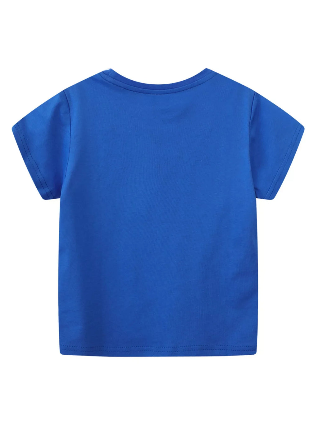 Children's Dinosaur Print Crew Neck Short Sleeve T-Shirt
