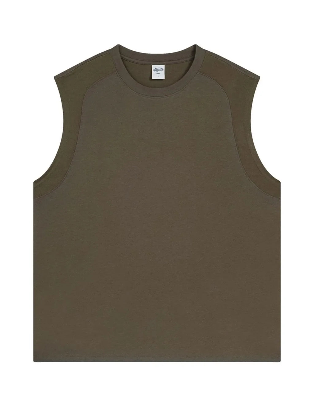 Men's Solid Color Round Neck Tank