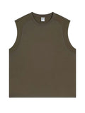 Men's Solid Color Round Neck Tank
