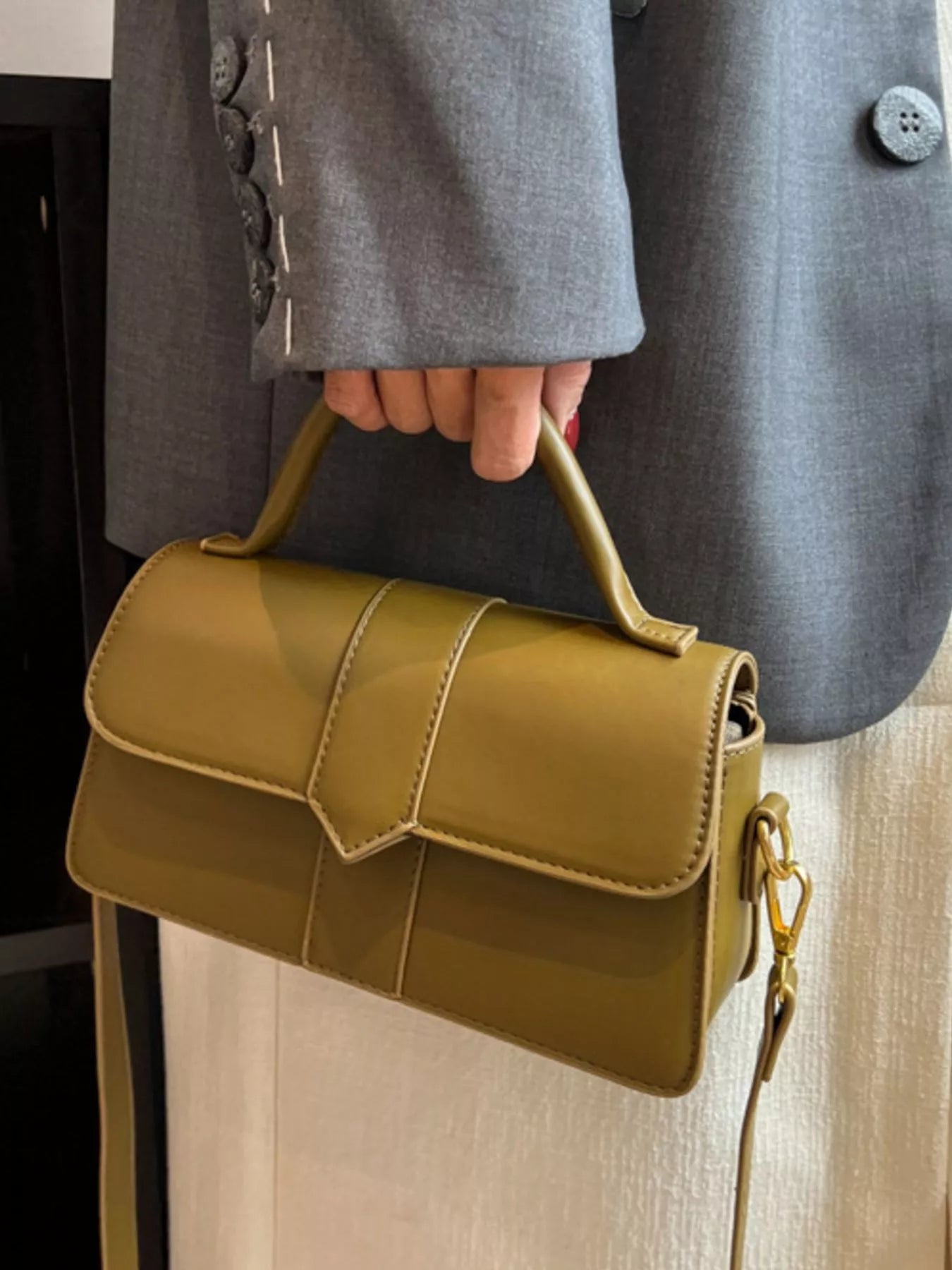 Top Handle Crossbody Bag