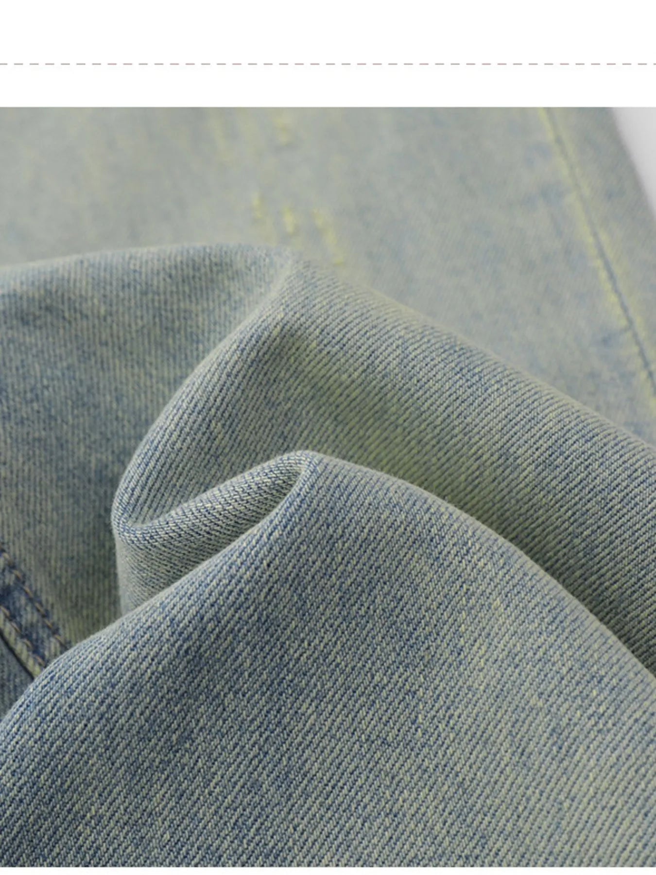 Men's Washed Straight Leg Jeans