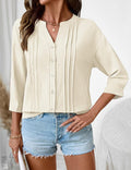 Button-Down Notched Shirt