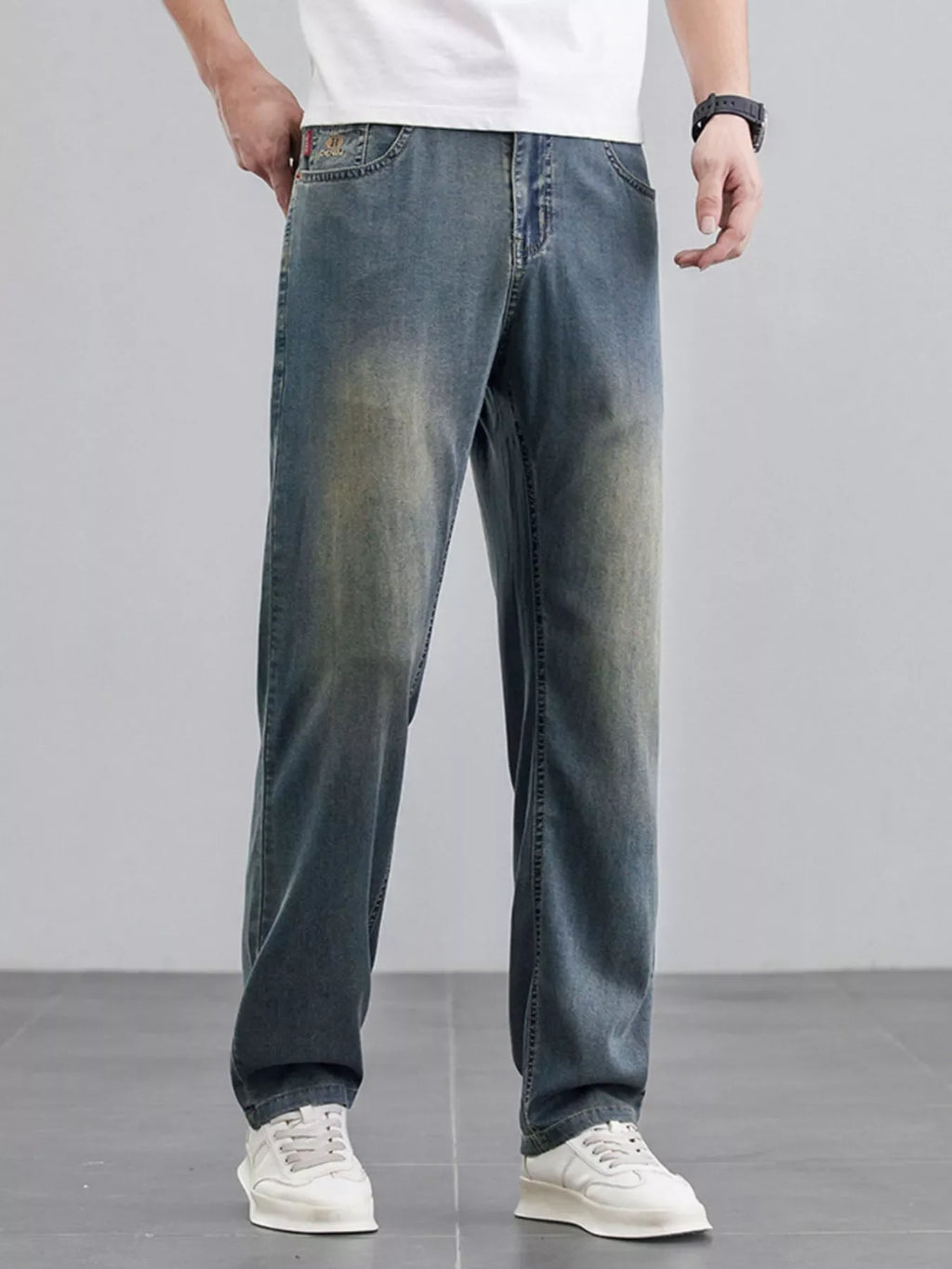 Men's Wide Leg Jeans