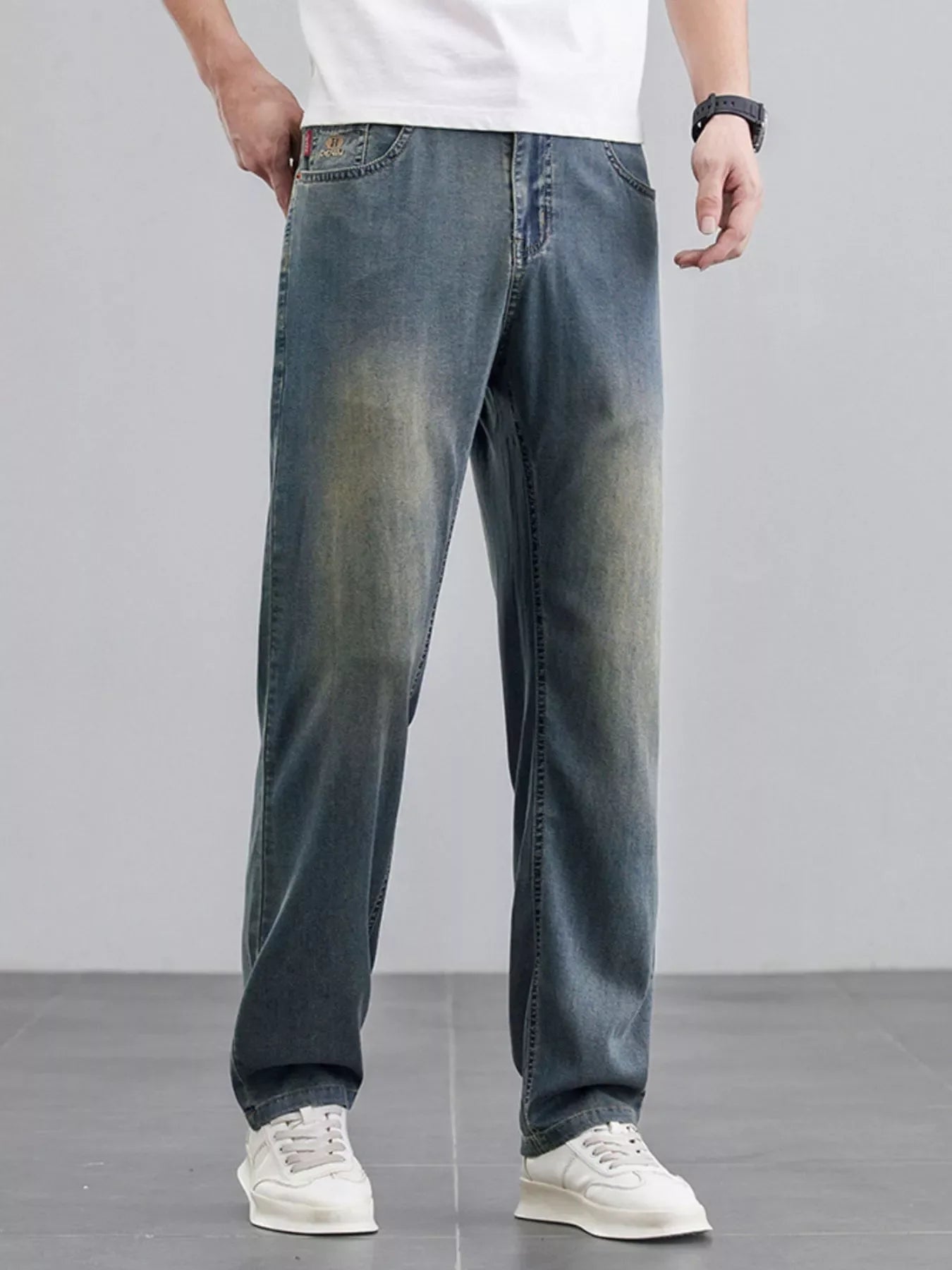 Men's Wide Leg Jeans