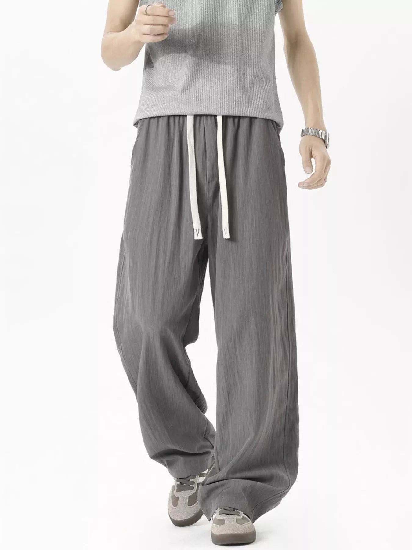 Men's Plus Size Loose Fit Casual Pants