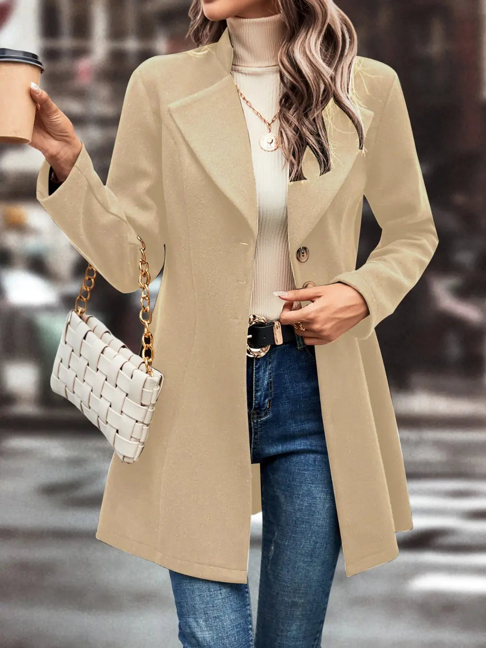Button Up Longline Coat