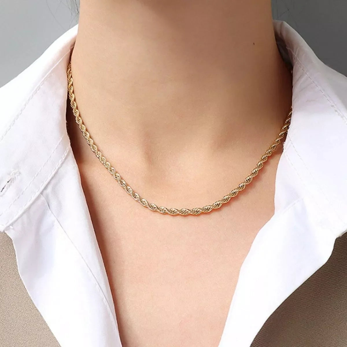 Titanium Steel Chain Necklace