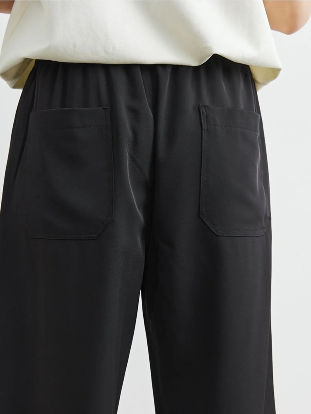 Men's Plus Size Relaxed Fit Wide Leg Casual Pants