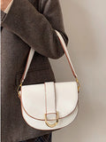 Buckle Flap Crossbody Bag