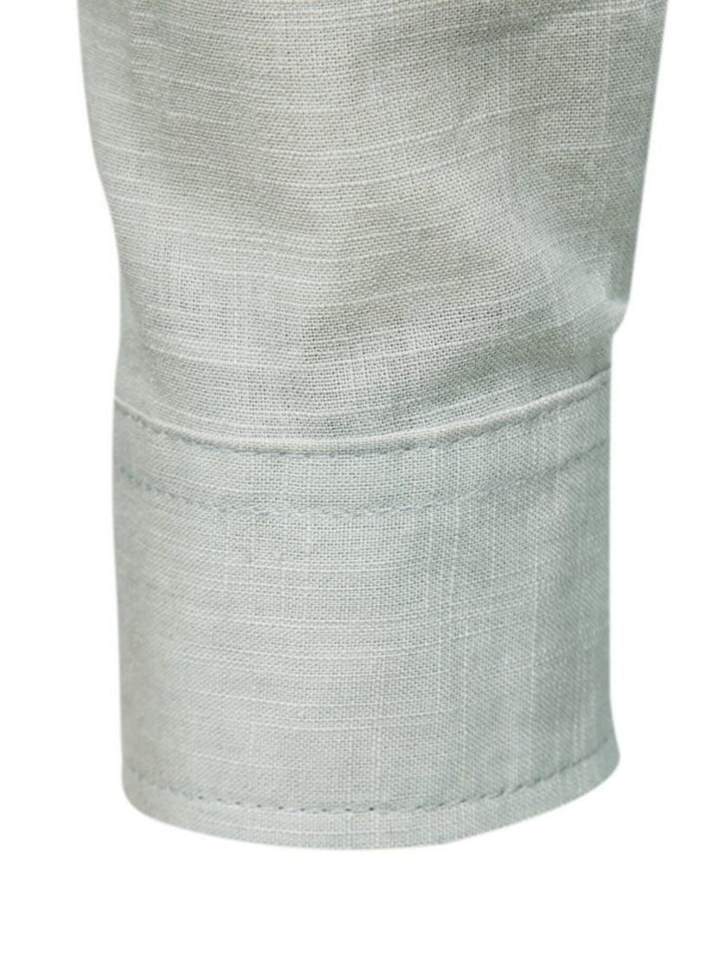 Men's Plus Size Button Detail Long Sleeve Shirt