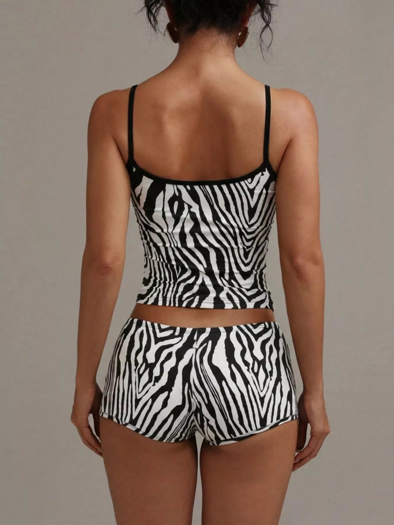 Leopard Print Cami ad Shorts Set