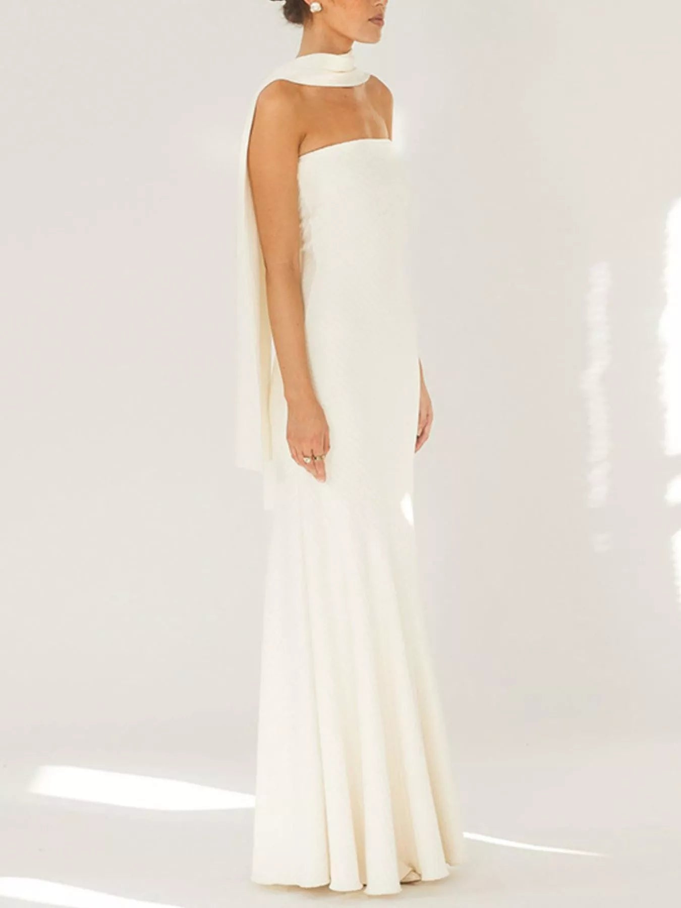 Strapless Mermaid Maxi Dress