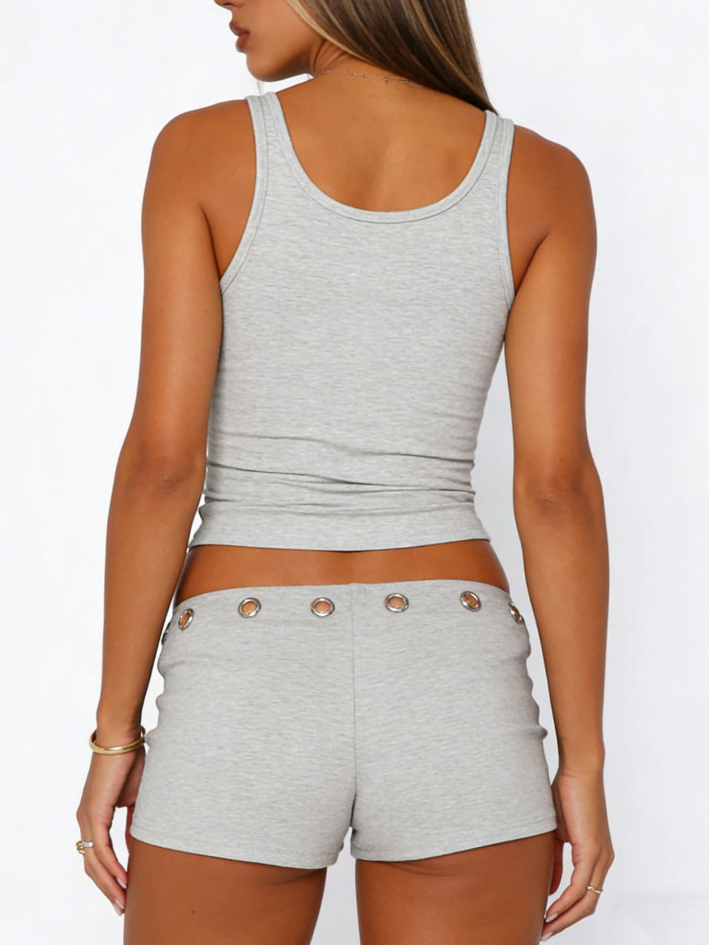 Wide Strap Tank and Shorts Set