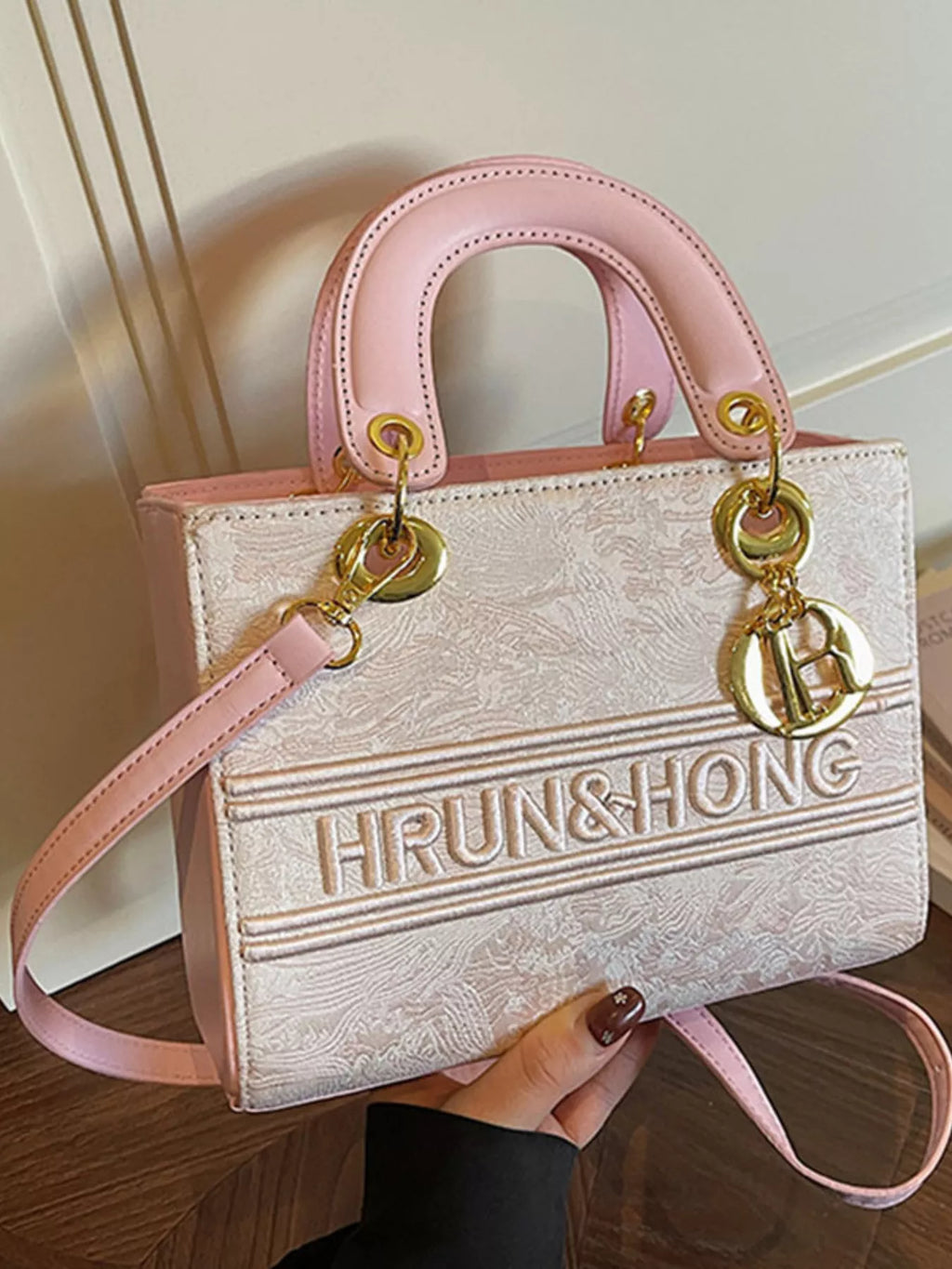 Embroidered Crossbody Bag