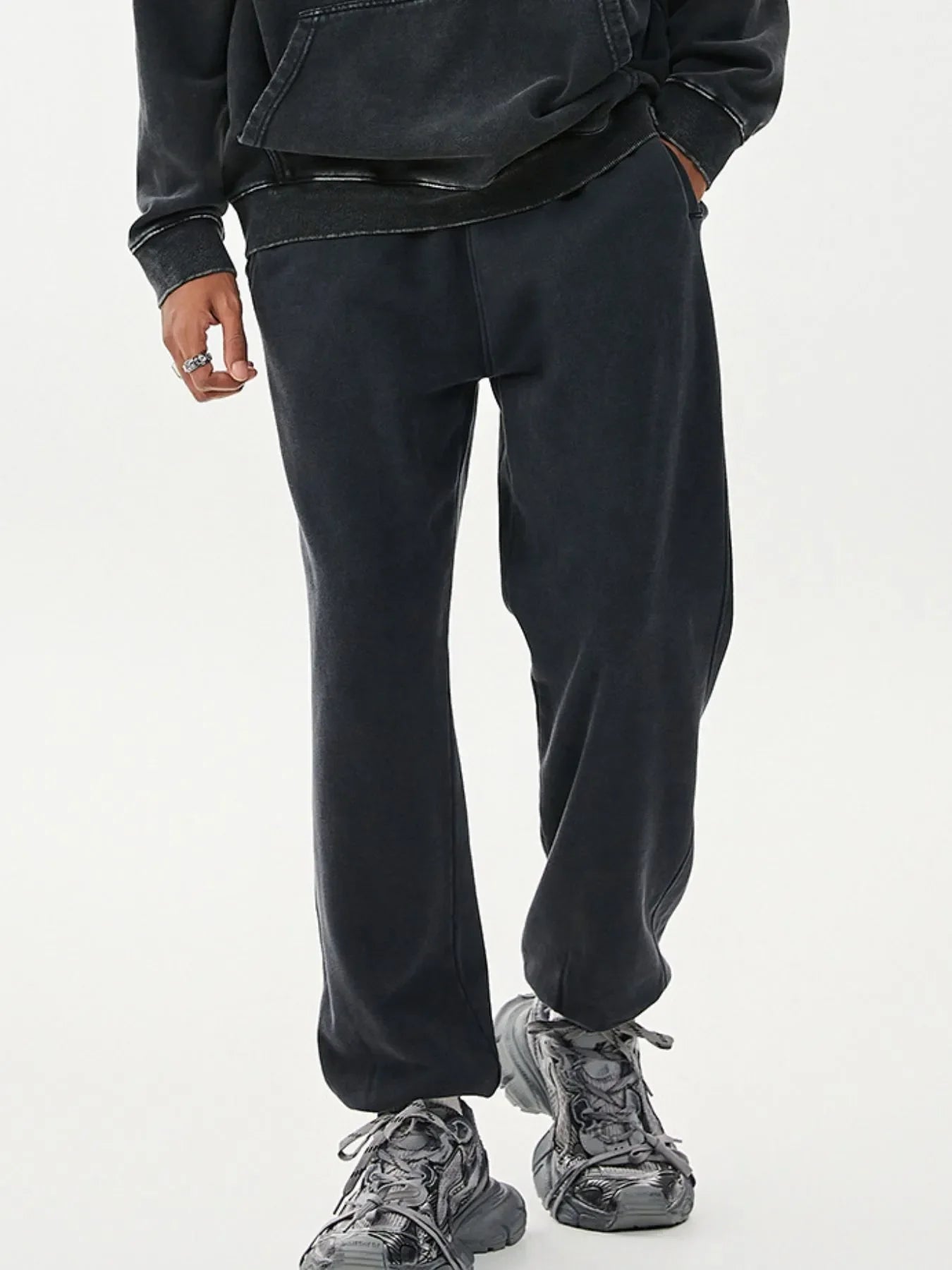 Men's Washed Loose Fit Pants