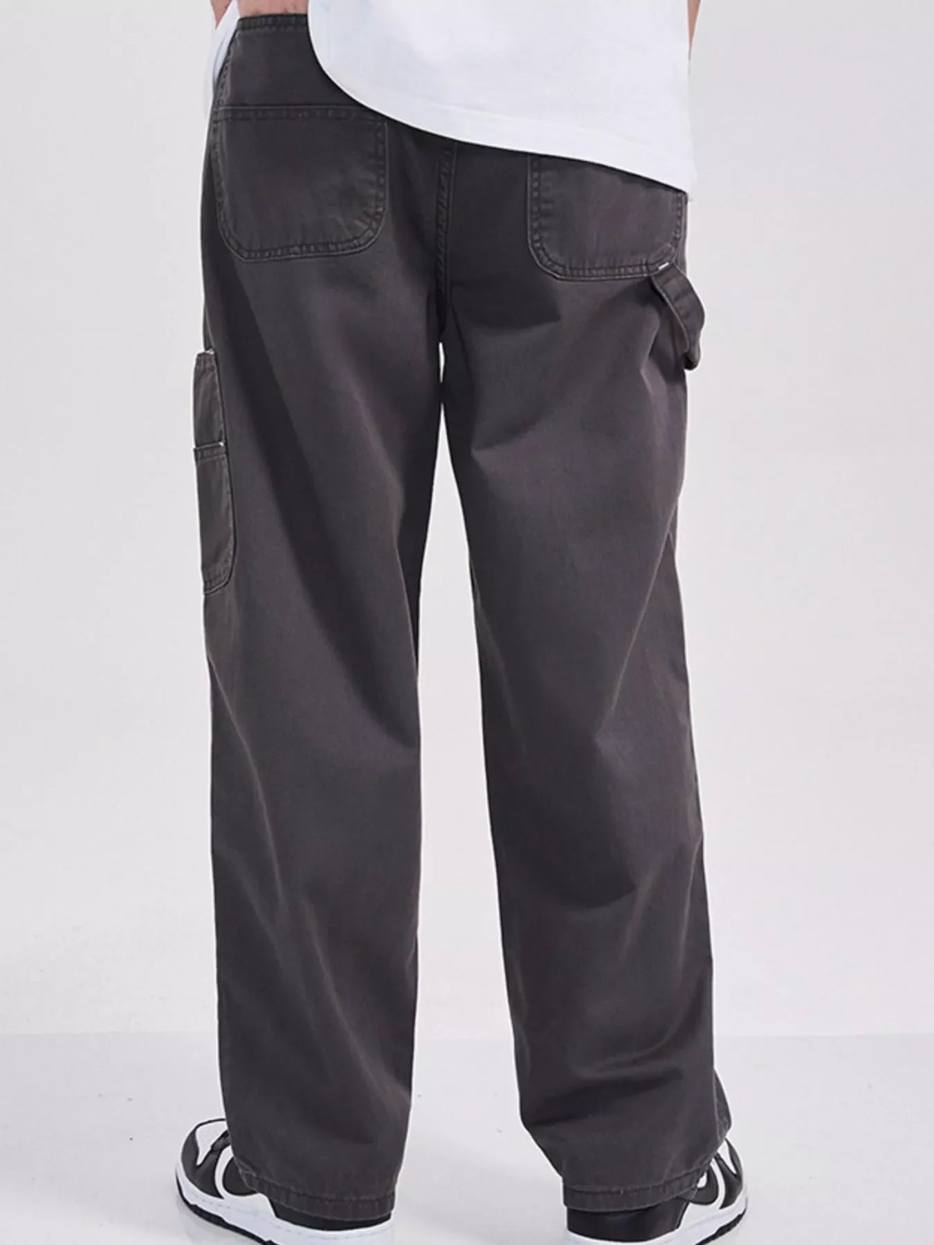 Men's Full Size Loose Fit Cargo Jeans Plus Size