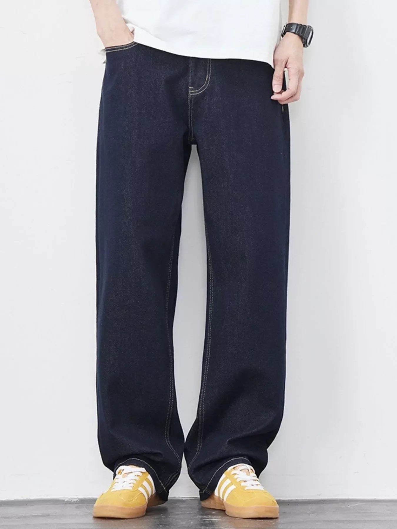 Men's Wash Relaxed Fit Jeans
