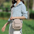 Multi-Pocket Lightweight Nylon Crossbody Bag