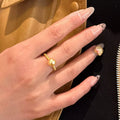 18K Gold-Plated Pearl Ring
