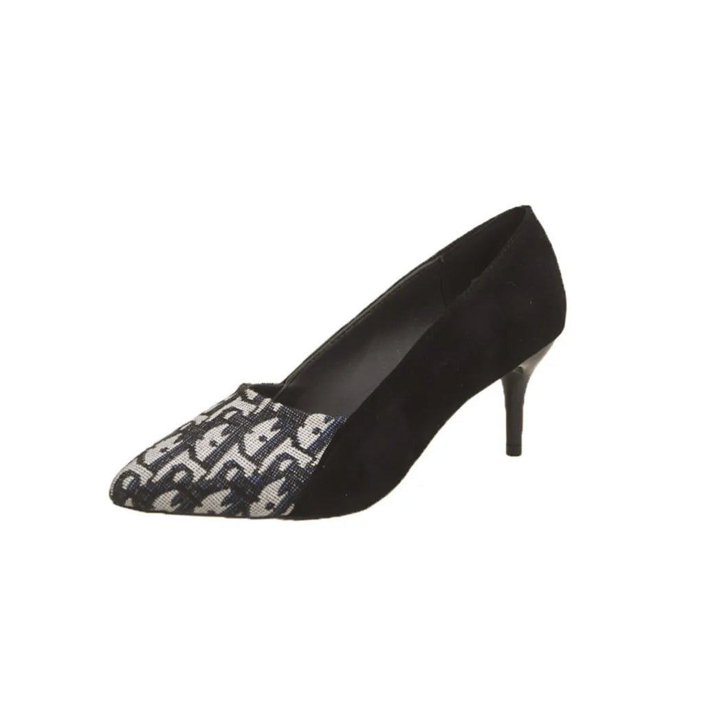 Point Toe Suede Pumps