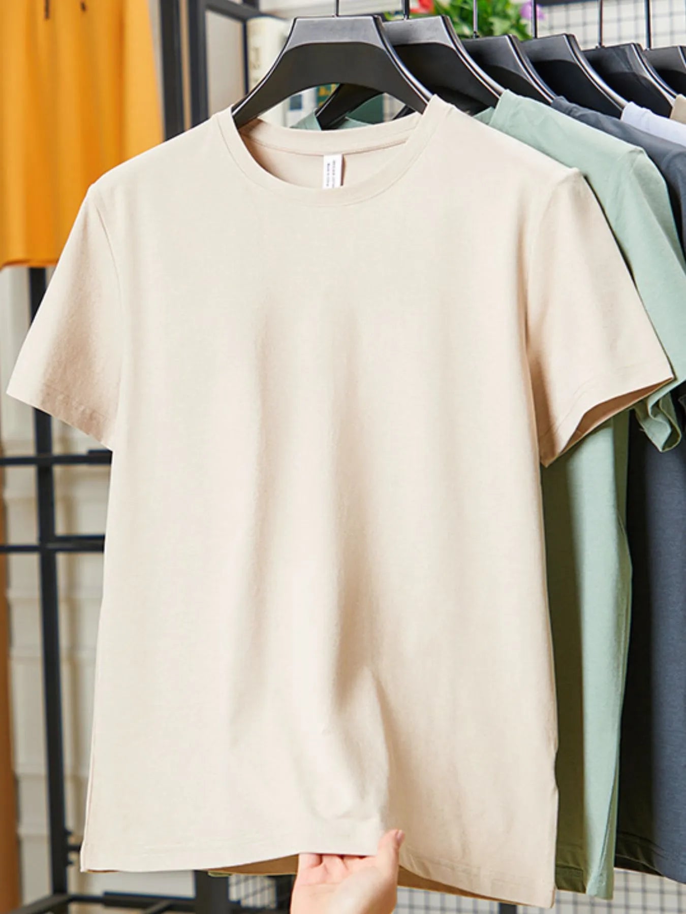 Men's Plus Size Round Neck Short Sleeve T-Shirt