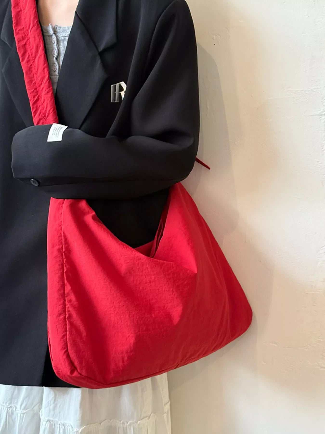 Ruched Handle Crossbody Bag