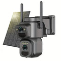 Solar WiFi Security Camera – 360° View, 10x Zoom, Night Vision & Motion Detection