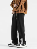 Men's Plus Size Drawstring Wide Leg Sweatpants