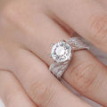 5 Carat Moissanite 925 Sterling Silver Ring