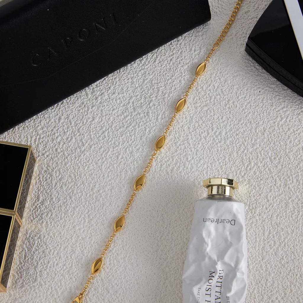 18K Gold-Plated Chain Link Bracelet