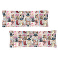 Baha Ranch Painted Cowgirl Western Body Pillow Cover Made in America
