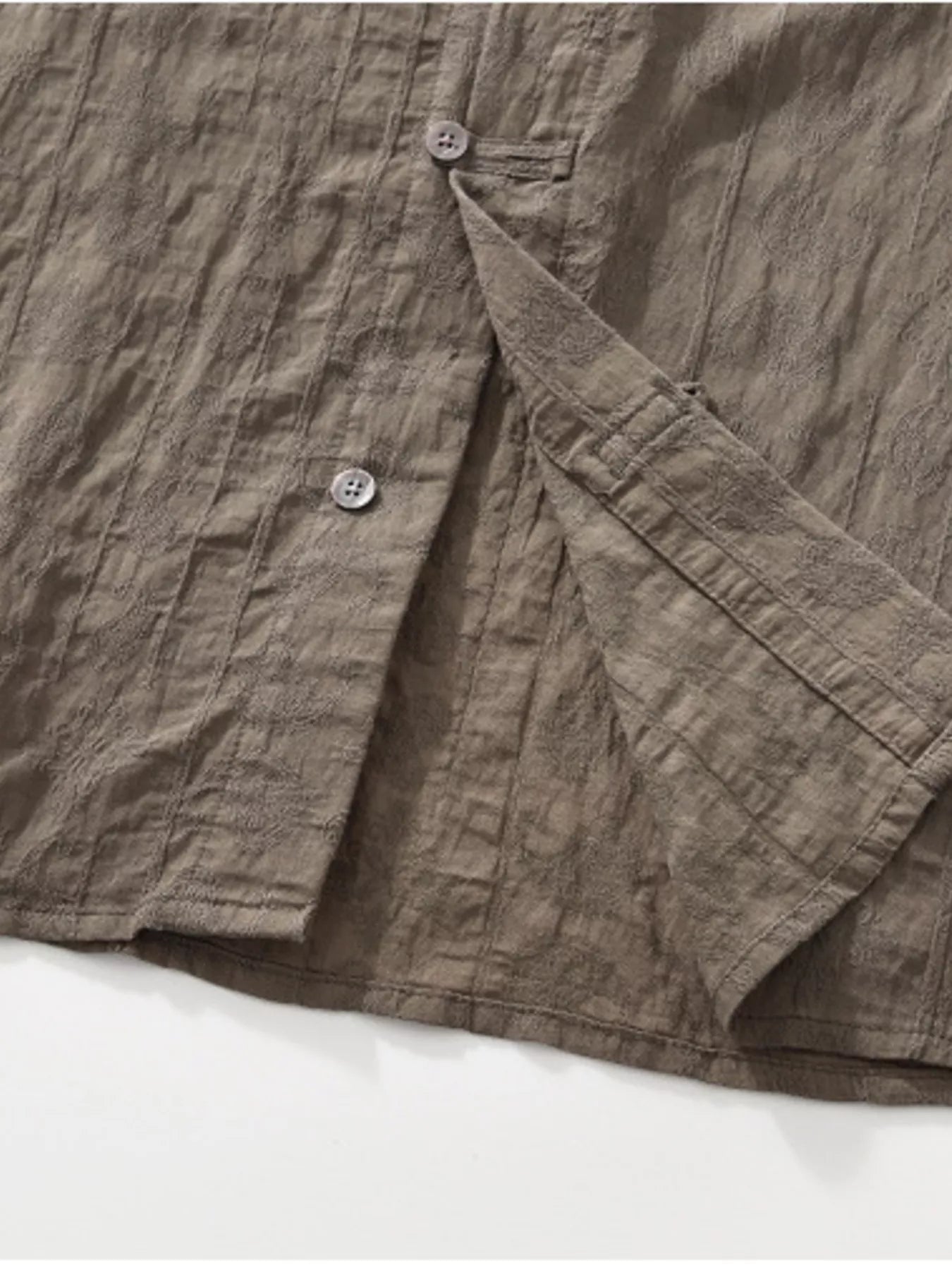 Men's Plus Size Casual Button Up Short Sleeve Shirt