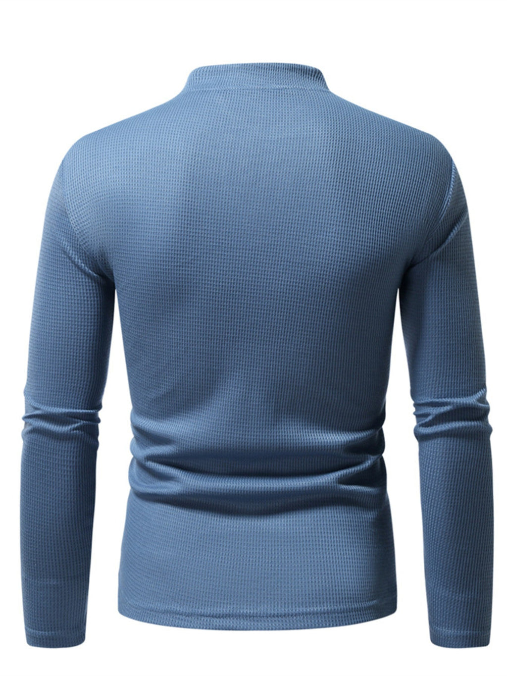 Men's Notched Long Sleeve Top