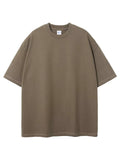 Men's Full Size Round Neck Half Sleeve T-Shirt Plus Size