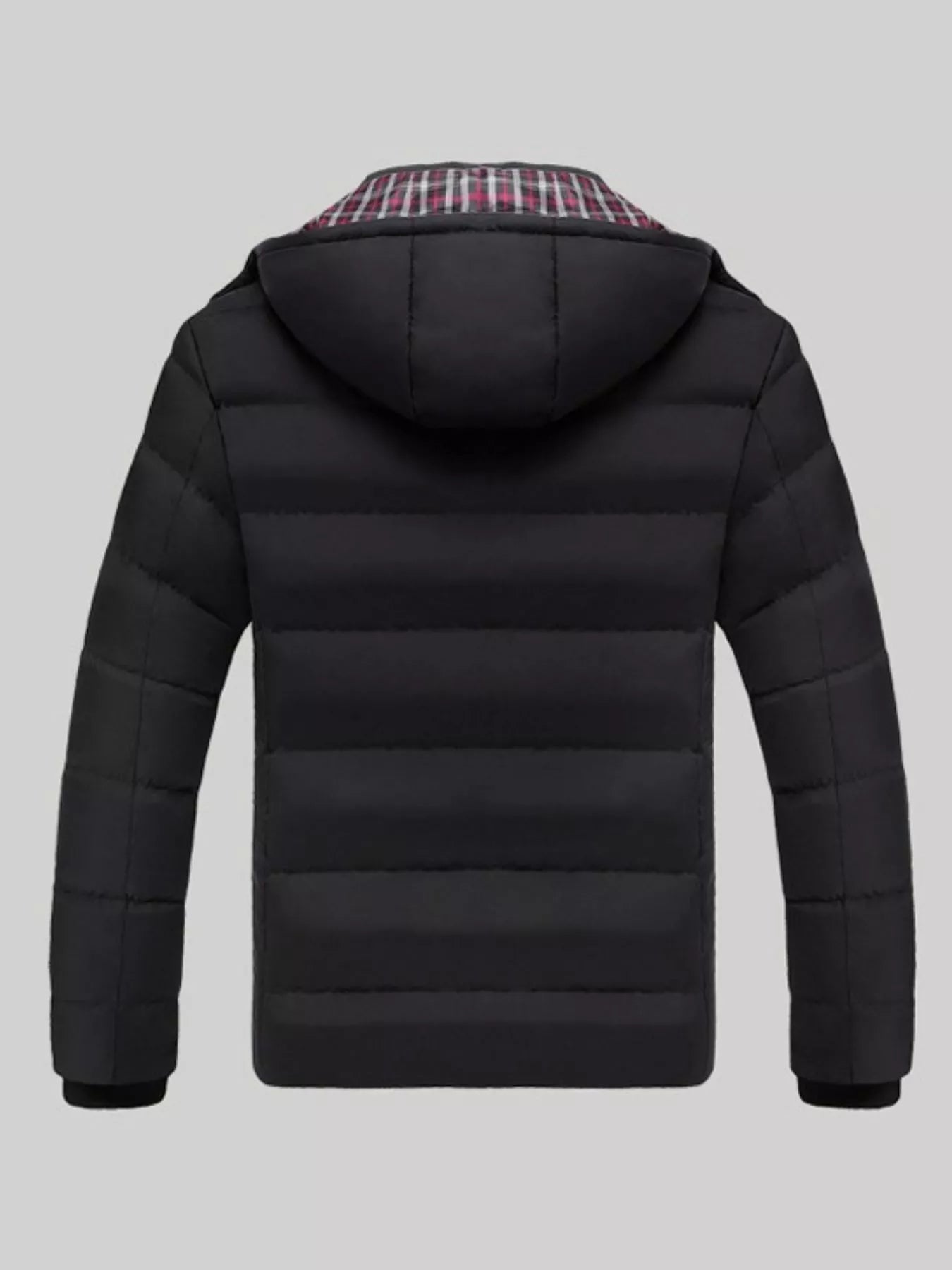 Men's Plus Size Warm Padded Hooded Puffer Jacket
