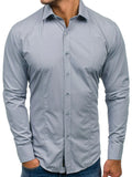 Men's Slim Fit Button-Down Shirt