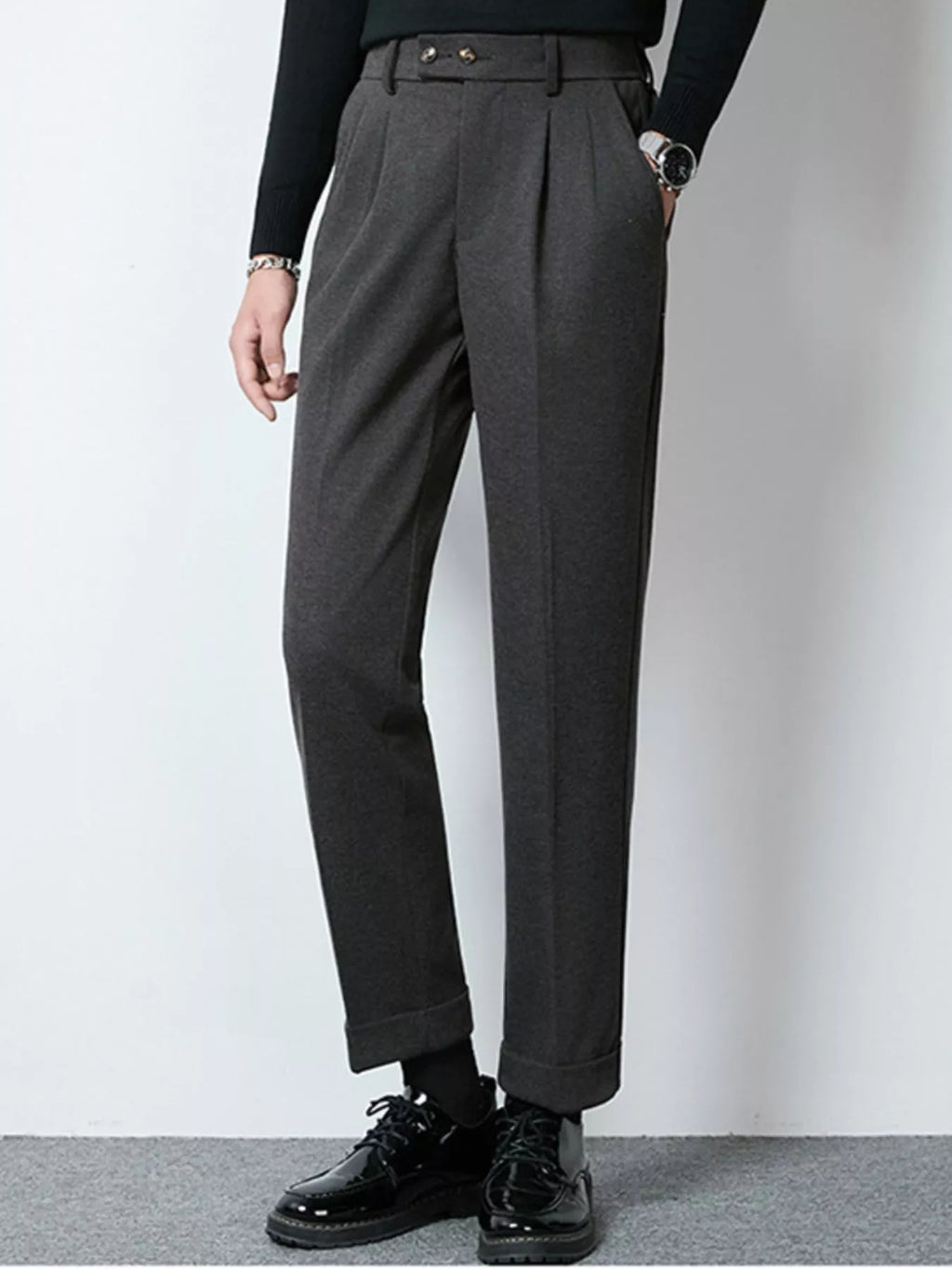 Men's Pleated Dress Pants