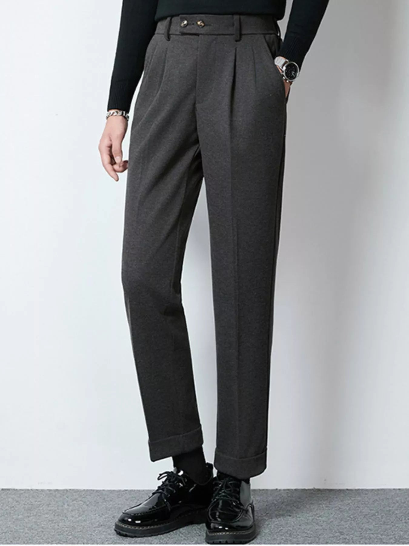 Men's Pleated Dress Pants