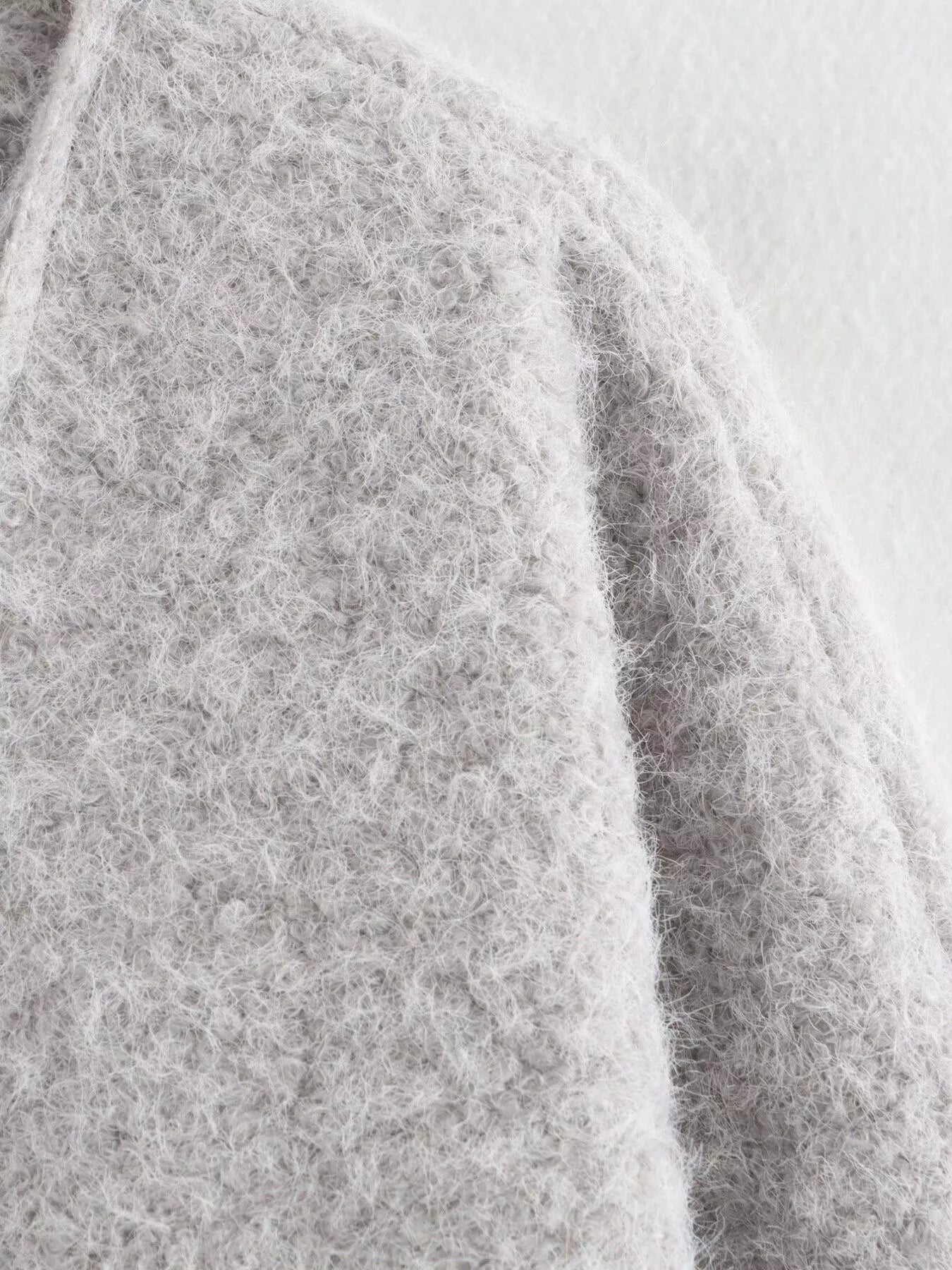 Textured Knit Tie-Front Outerwear
