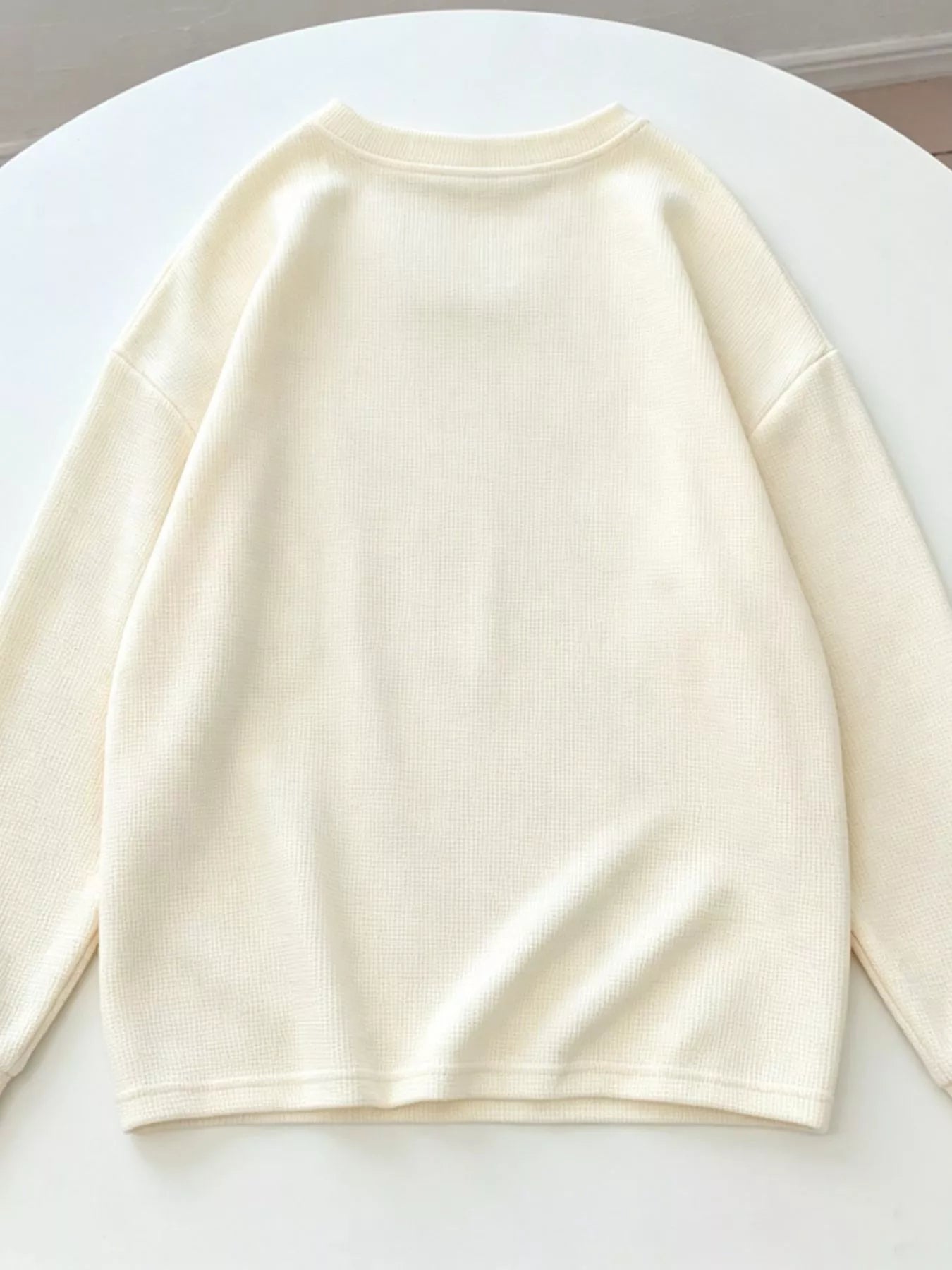 Crew Neck Long Sleeve Sweatshirt
