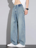 Men's Wide Leg Relaxed Fit Jeans