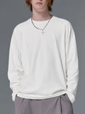 Men's Oversized Round Neck Long Sleeve T-Shirt