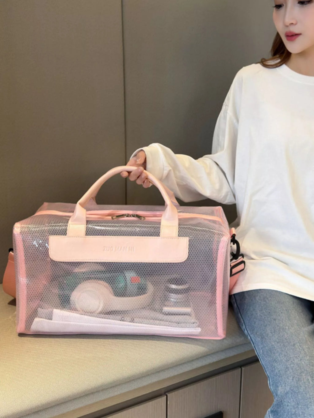 Transparent PVC Travel Bag