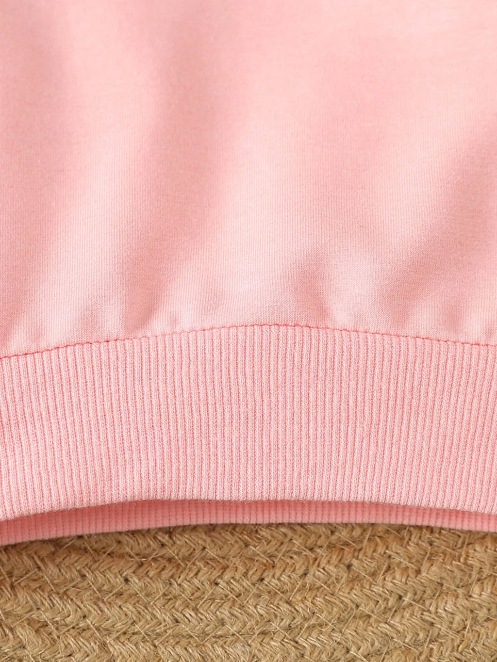 Children's Letter Round Neck Top and Pants Set
