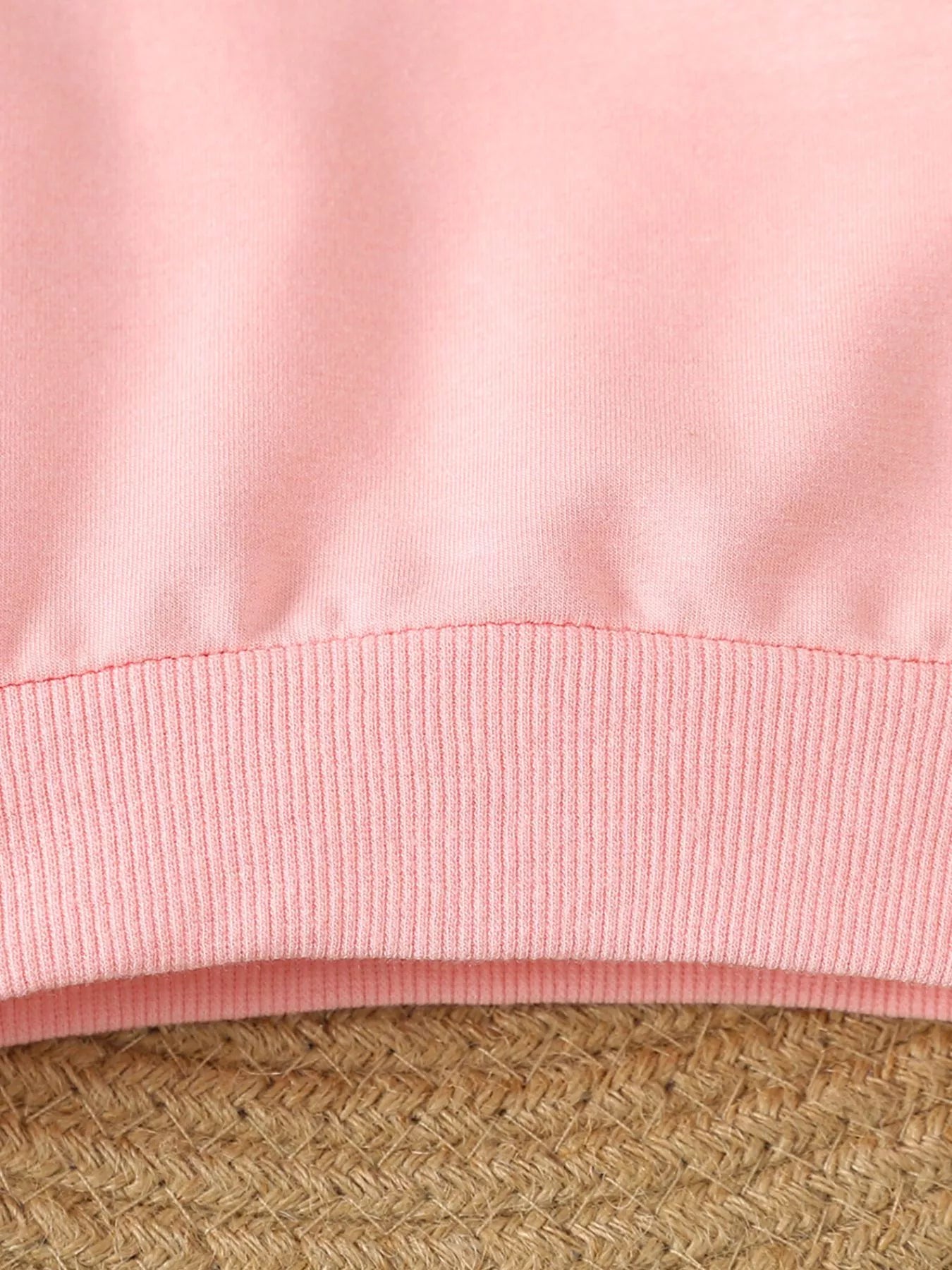Children's Letter Round Neck Top and Pants Set