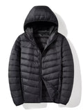 Men's Plus Size Lightweight Zip Up Puffer Jacket