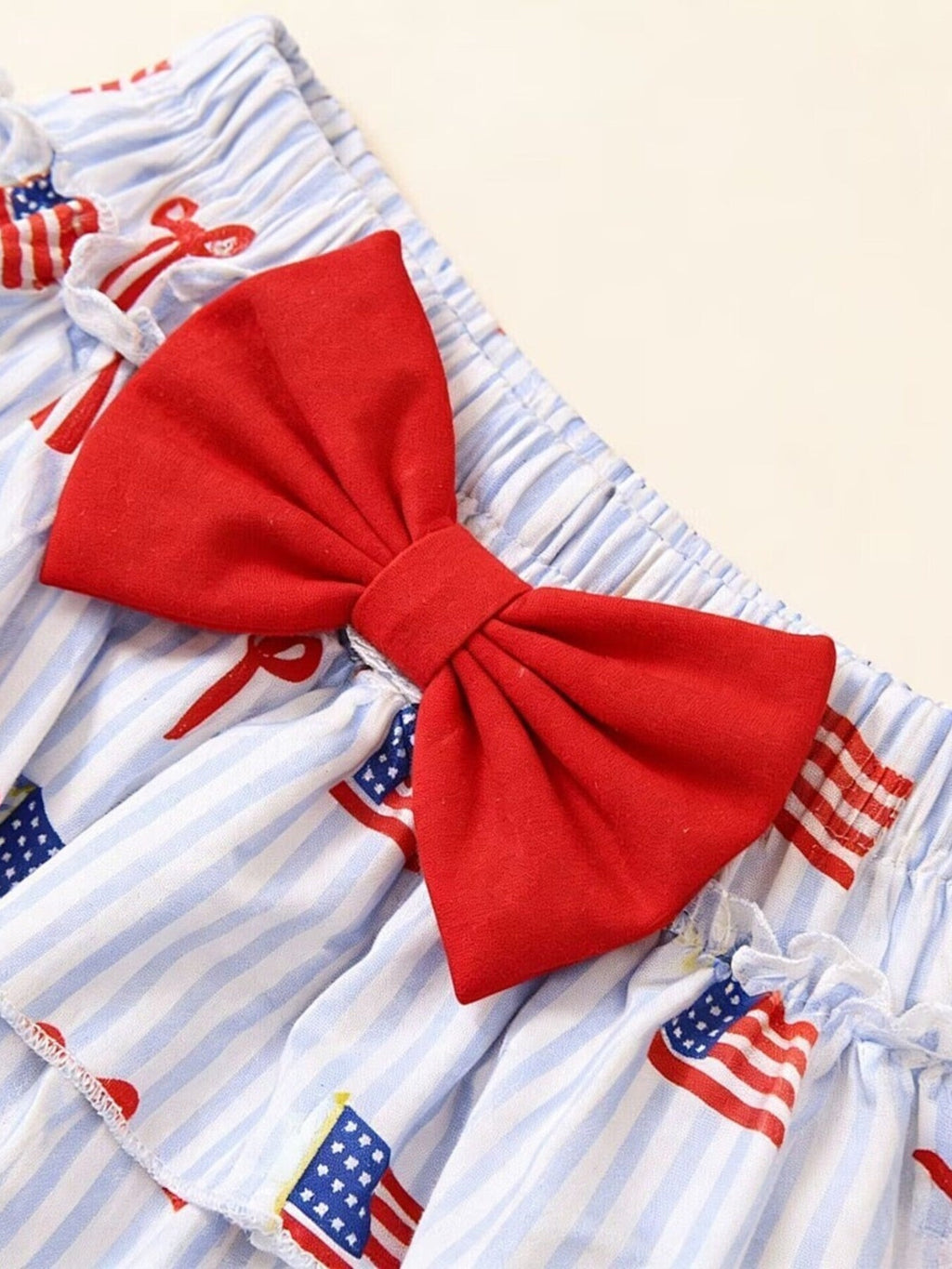 Children's My First 4th of July Bodysuit & Skort & Headband Set