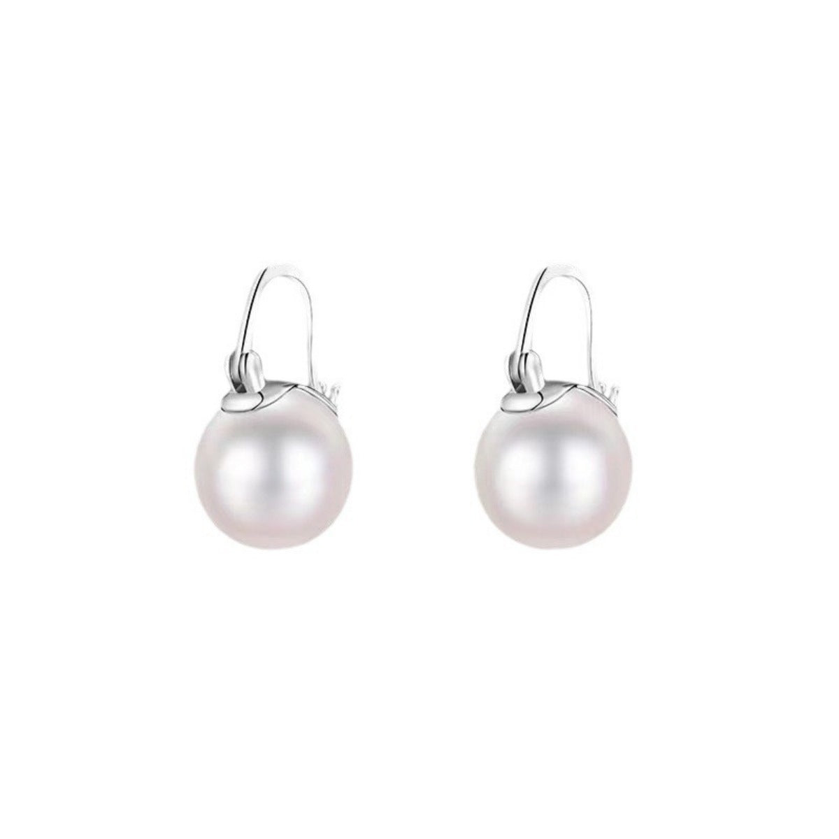 18K Gold-Plated Pearl Earrings