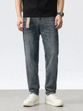 Men's Washed Relaxed Fit Wide Leg Jeans