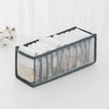 11 Grid Sock Underwear Storage Box Mesh Closet Organizer